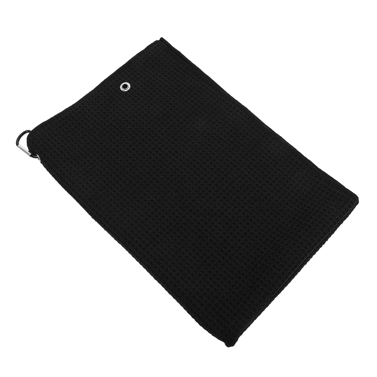 

Golf Towel Black Golfing Accessory White Microfiber Golfing Accessory Ball Cleaner Portable Wipes Dry Easy Golfs Tool