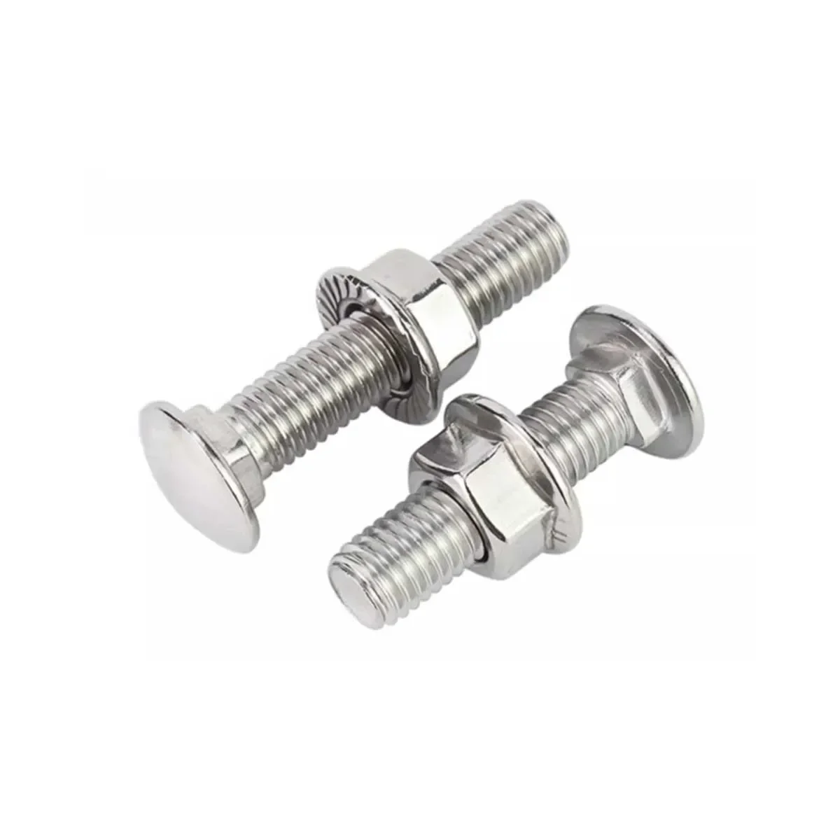 304 Stainless Steel Carriage Screw/gb12 Small Semi-circular Combination Bridge Bolt M3m4m5m6m8m10m12