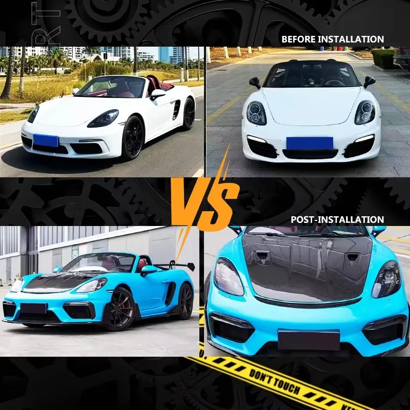 26 Style 2012-2023 Car Modification Carbon Fiber Hood Bodykit Car Hood For 718 981