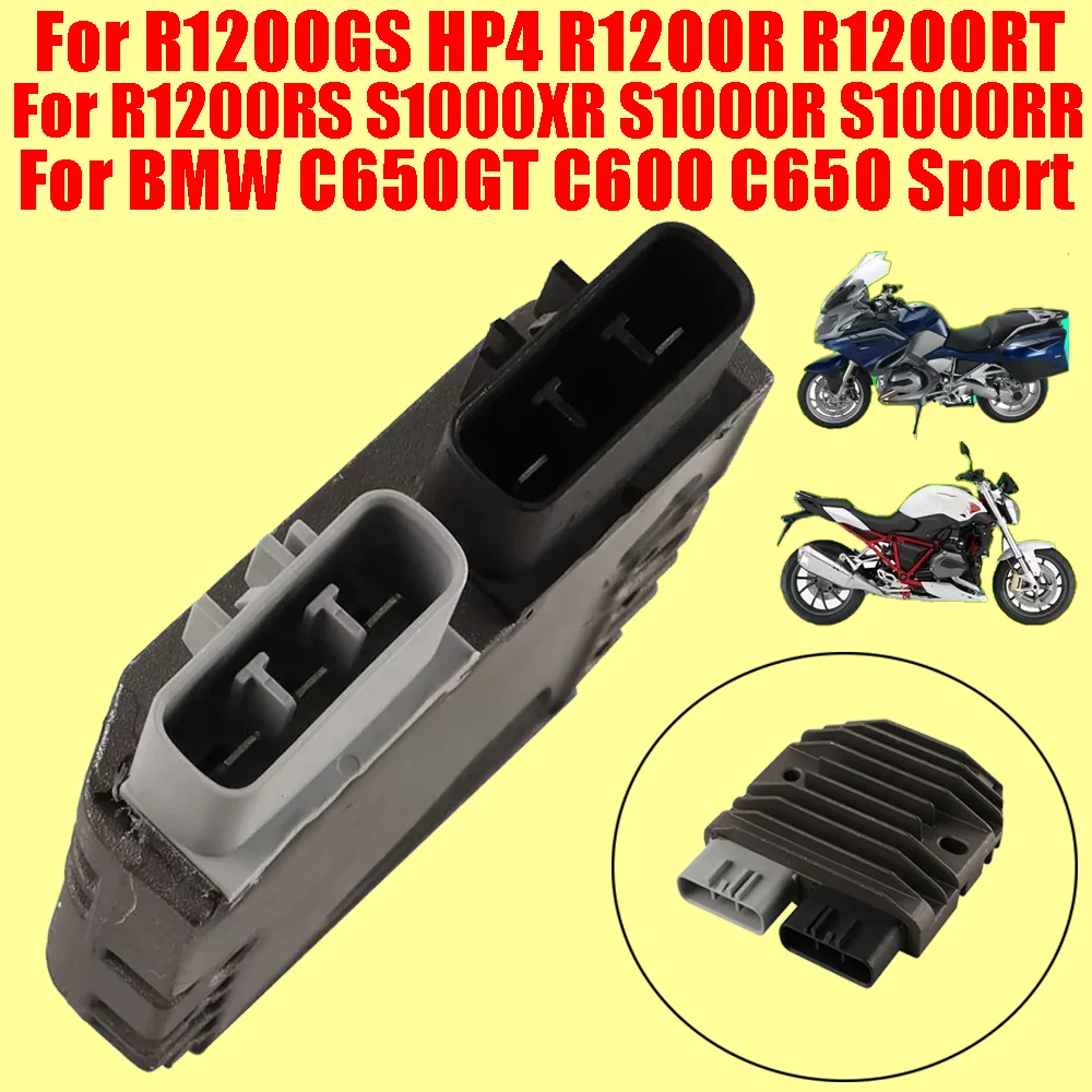 For BMW R1200GS HP4 R1200R R1200RT R1200RS S1000XR S1000R S1000RR C650GT Sport C600 650 Motorcycle Voltage Regulator Rectifier