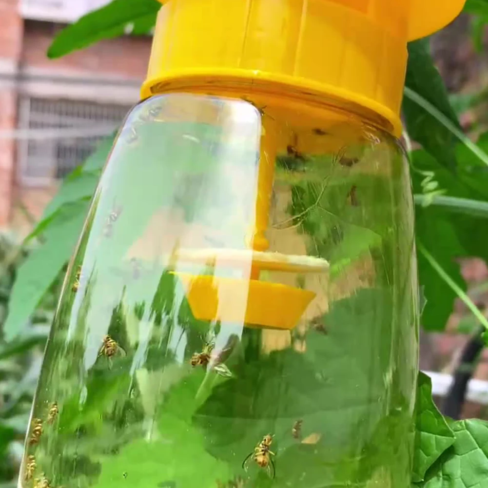 

Fruit Fly Trap Killer Drosophila Trap with Hanging Hole Flies Catcher Reusable for Orchard Insect Trap Pest Control