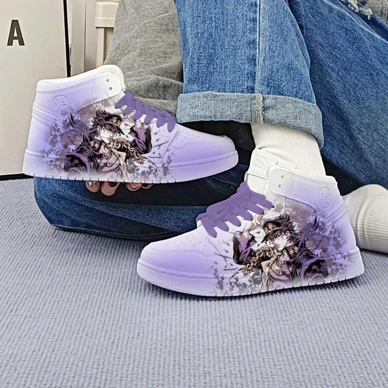 

Jojo's Bizarre Adventure New Shoes Casual Shoes Sneakers Two-Dimensional Sneakers High-Top Couple Shoes Jonathan Joestar Gift