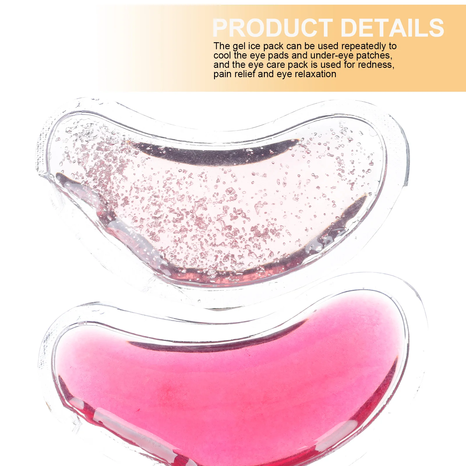 5 uds parche para el cuidado de los ojos almohadillas de hielo de Gel tratamiento de ojos reutilizable frío caliente máscaras de enfriamiento para ojeras