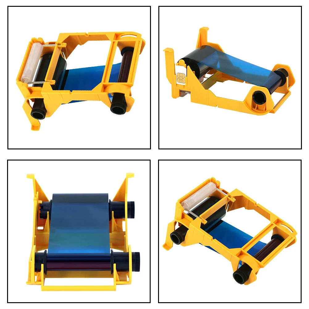 

Цветная лента ABS 800011-140 для принтера Zebra ZXP Series 1, для печати изображений YMCKO 100, для принтера Zebra ZXP Series 1