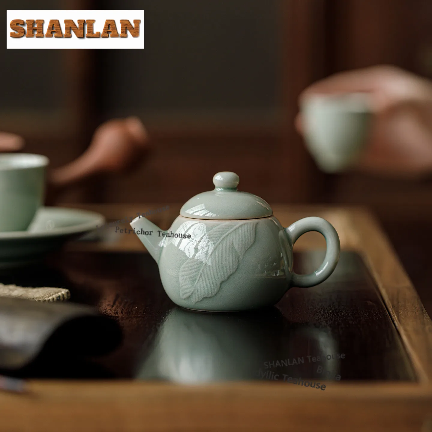 

90 мл рельефный чайник с бананом и лунным светом, древний чайник для заварки чая, чайник с фильтром, предметы зеленого чая, подарок