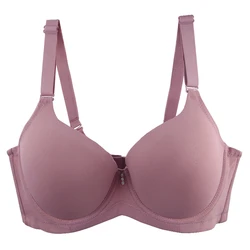 2023 New Sexy Full Cup Bras Black Gray Pink Red Beige Underwear Comfortable For Women DE Cup Female Solid Plus Size Lingerie