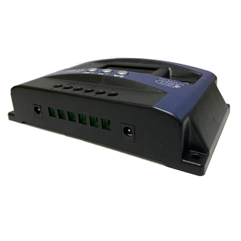30/40/50/60/100A MPPT คอนโทรลเลอร์ชาร์จพลังงานแสงอาทิตย์จอแสดงผล LCD Dual USB 12V/24V Auto แผง Solar Cell Charger Charge