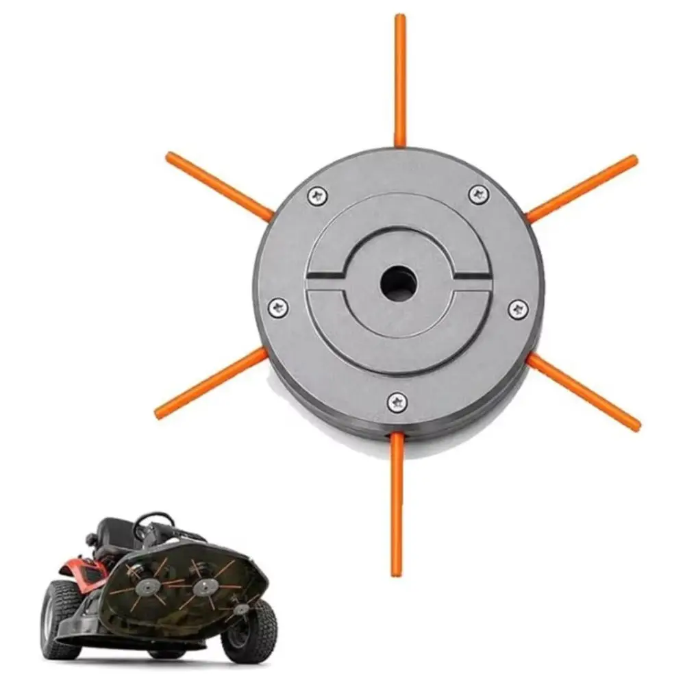 6 Line Lawn Mower Tool Aluminum Vintage String Trimmer Replacement Head Universal Heavy-Duty Aluminum Trimmer Head