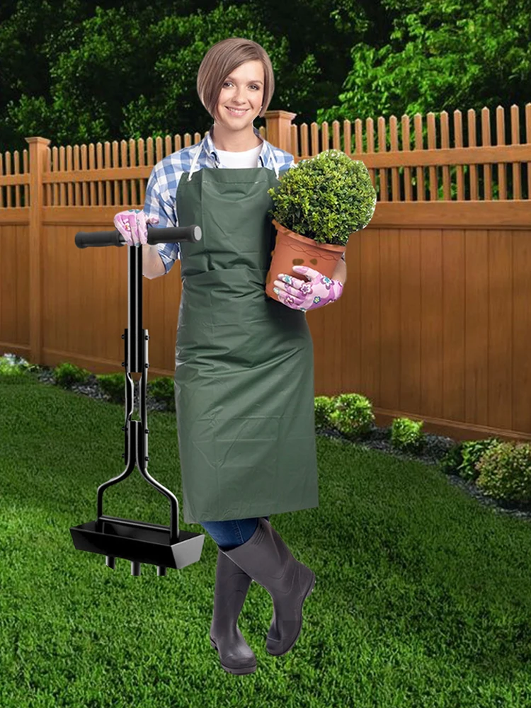 دليل مهوية العشب مهوية الحديقة أداة الحفر T-شكل مقبض المكونات الجوفية مهوية العشب تهوية البستنة أداة للعناية ساحة الحديقة