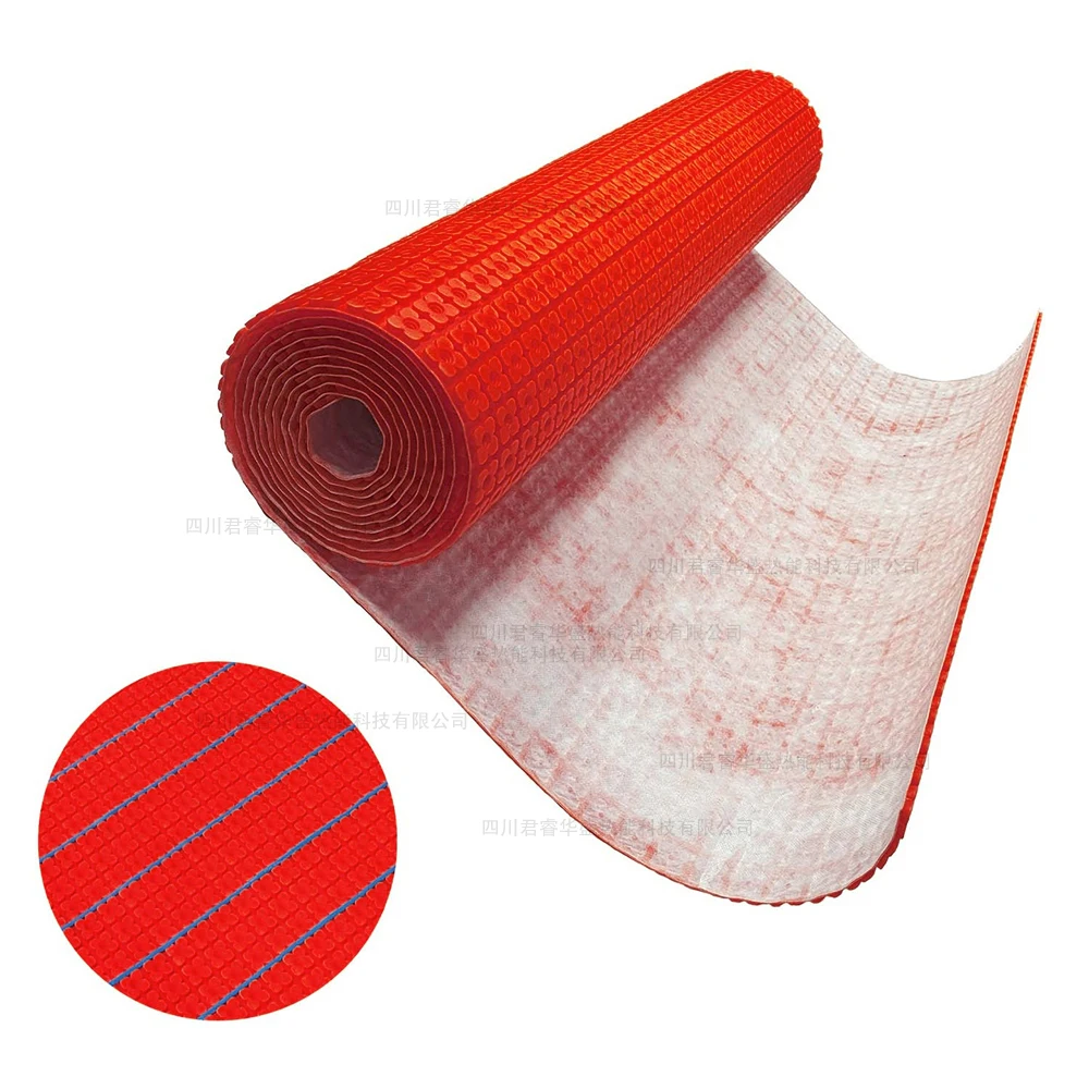 

Uncoupling Membrane Mat For Underfloor Tiles Electric Heating Cable Wire Installation Waterproof Underlay And Crack Prevention