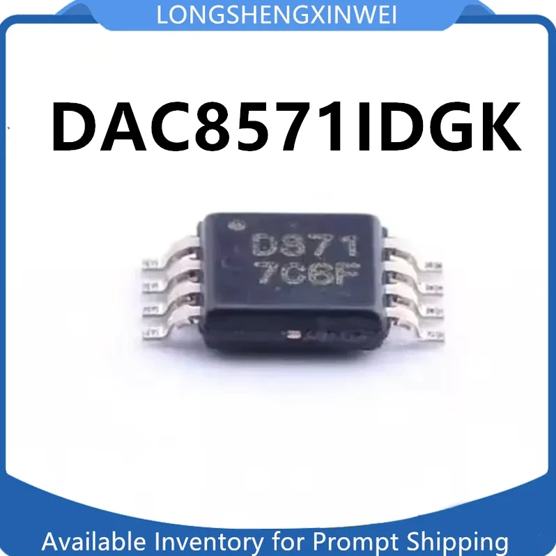 

DAC8571 DAC8571IDGK оригинальный чип цифро-аналогового преобразователя с трафаретной печатью D871 MSOP8, новый