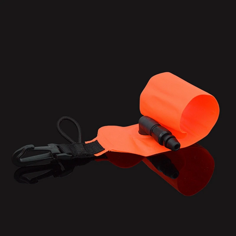 

Diving SMB Scuba Diving Mini Diving SMB Pendant Inflatable Safety Sausage Signal Tube Buoy for Diving Enthusiasts Orange