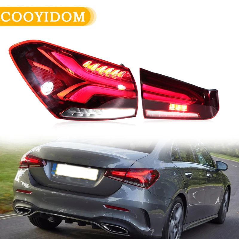 

LED Rear Taillights Left Right Turn Lights For Mercedes-Benz A-Class W177 2019 2020 Car Rear Bumper Tail Lamp 1779066900/7000