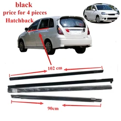 4 Pieces Black Window Glass Rubber for Suzuki Liana Weather Strip Protect Seal Outside for Landy 1.4L 1.6L Hatchback Moulding