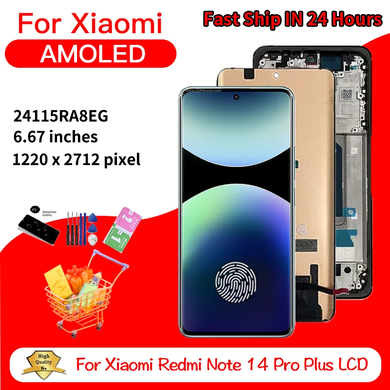 667インチ-xiaomi-redmi-note-14-pro-5g用-lcdディスプレイ-タッチスクリーンデジタイザー-redmi-note-14-pro-plus-5g-24115ra8egディスプレイ用