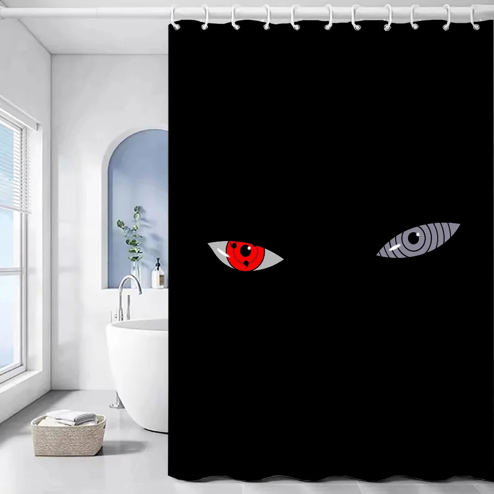 European Bath Curtain for Bathroom Accessories Set N-Naruto Shower Curtains Bathroom Sets Waterproof Fabric the Products Home