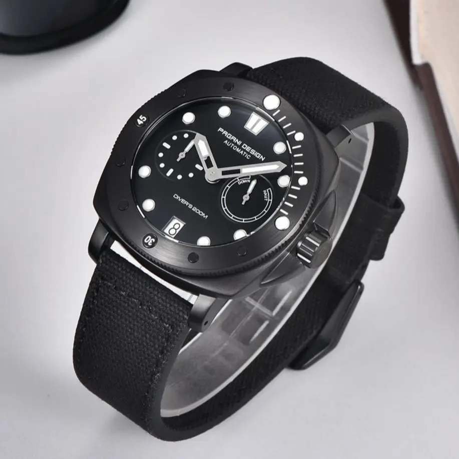 PAGANI DESIGN Automatic Watches 2023 NEW Men Mechanical Sapphire Stainless Steel sports Diving 200M Waterproof Reloj Hombre