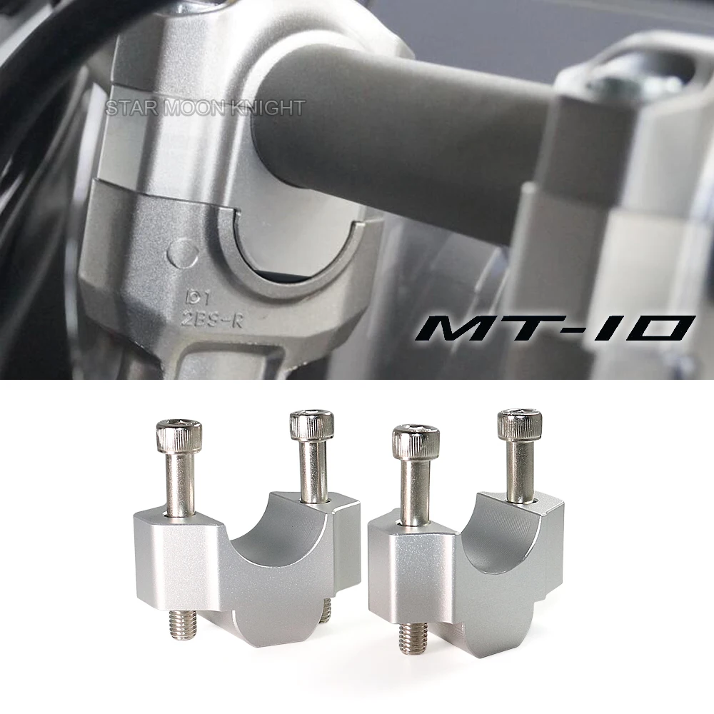 

For Yamaha MT-10 MT10 MT 10 2016 - 2022 2018 2019 2020 2021 Accessories Handle Bar Riser Clamp Adapter 28mm Handlebar Heighten