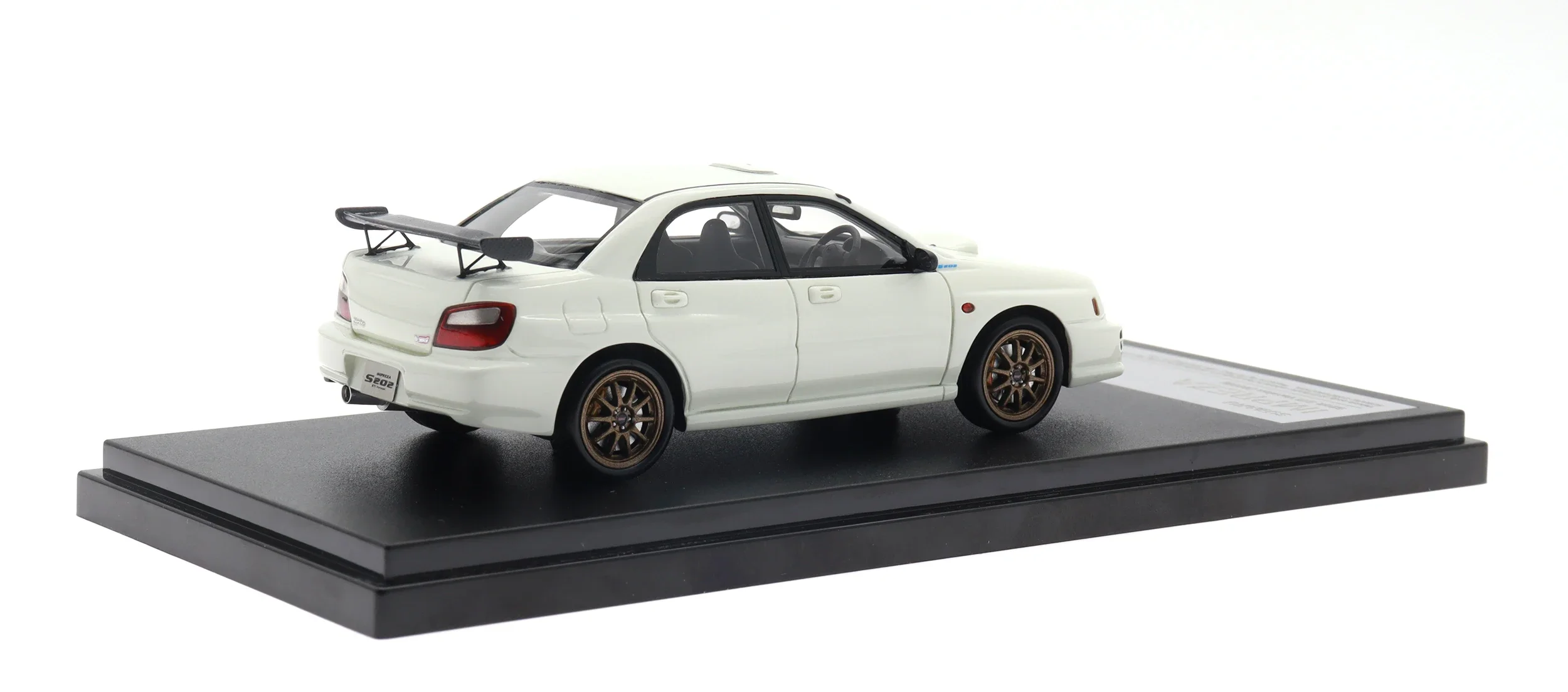 Hi Story-modelo a escala 1:43 para J-43526 IMPREZA S202 STi, versión 2002, coche de resina, vehículos de juguete, colección de simulación