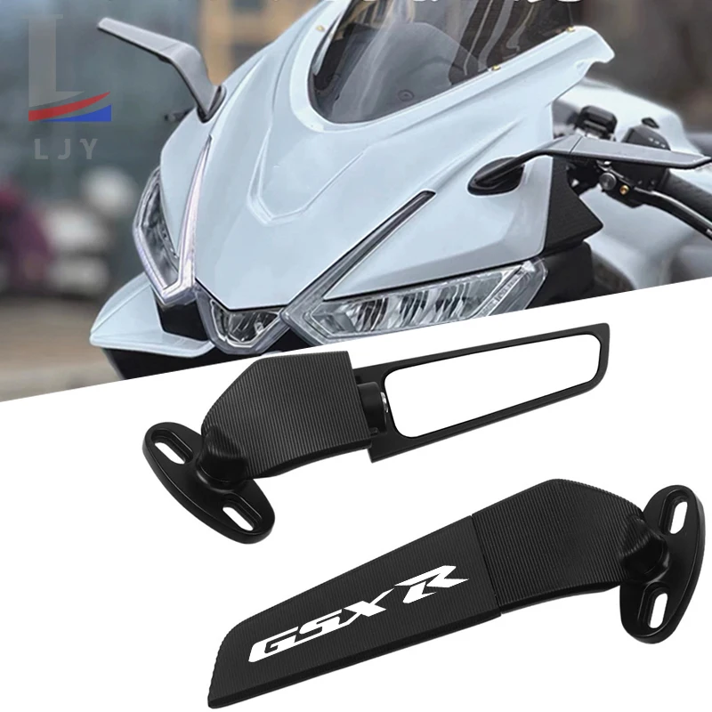 For SUZUKI GSXR 125/150/600/750/1000 GSX-R Motorcycle CNC rearview mirror fixed wing