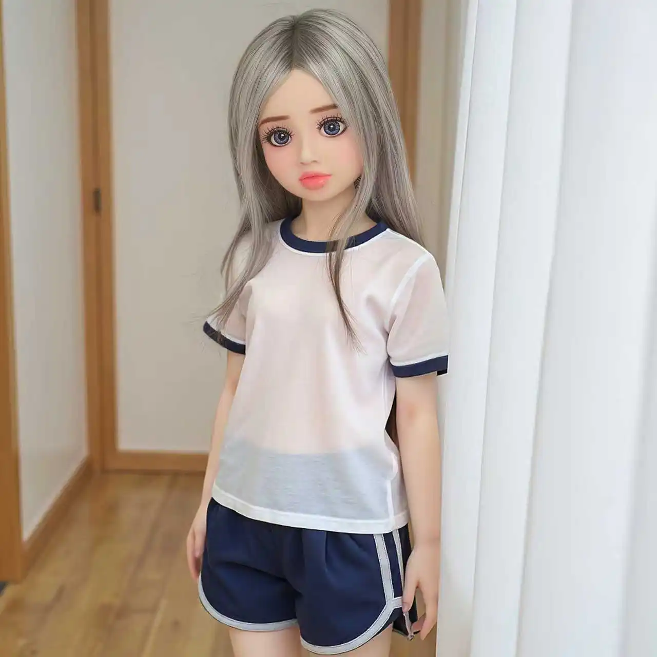 28 بوصة دمية TPE، جسم كامل، عظام قوية، وضعية متعددة الاستخدامات، مكياج رائع، بشرة رقيقة، مناسبة للتصوير الفوتوغرافي والحفلات