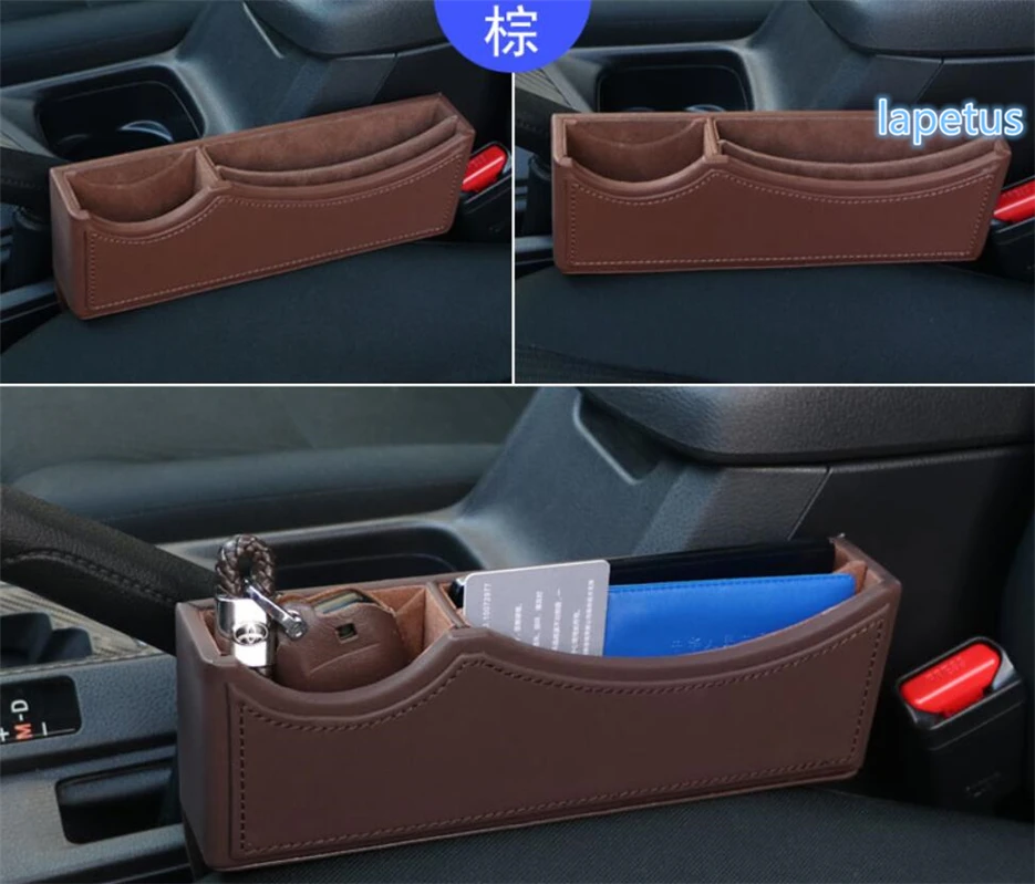 

Side Center Control Gear Shift Seat Container Storage Box Decor Cover Kit Fit For Peugeot 3008 / 5008 GT Interior Accessories