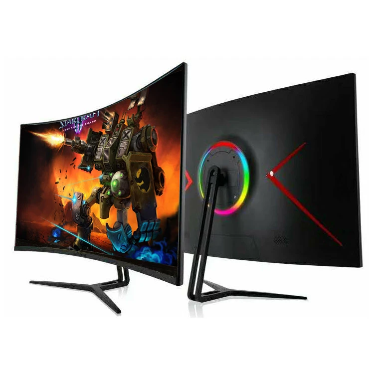 curved gaming monitor 1k144hz desktop 32 inch computer led   display on sale