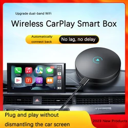 2.4GHZ+5.8GHZ Dual-Frequency Wifi Bluetooth Wired TO Wireless Carplay For Apple Android Auto Smart Car Ai Box Adapter Connect