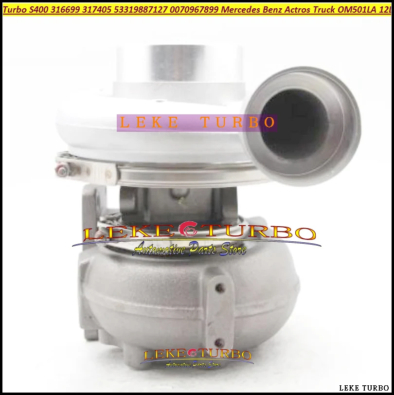 توربو S400 316699 317405 53319887127 0070967899 0060966699   لشاحنة مرسيدس بنز أكتروس OM501LA 12L 315KW Euro 3 1997-2011