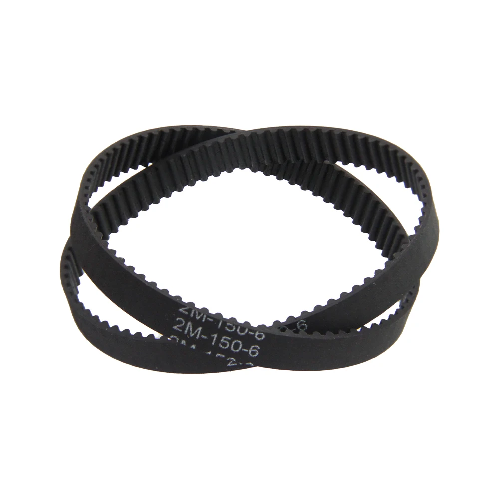 TASP 2pcs Vaccum Cleaner Timing Belt 2M-150-6 Perimeter 150mm Width 6mm Teeth 75 Synchronous Conveyor for Home Appliance