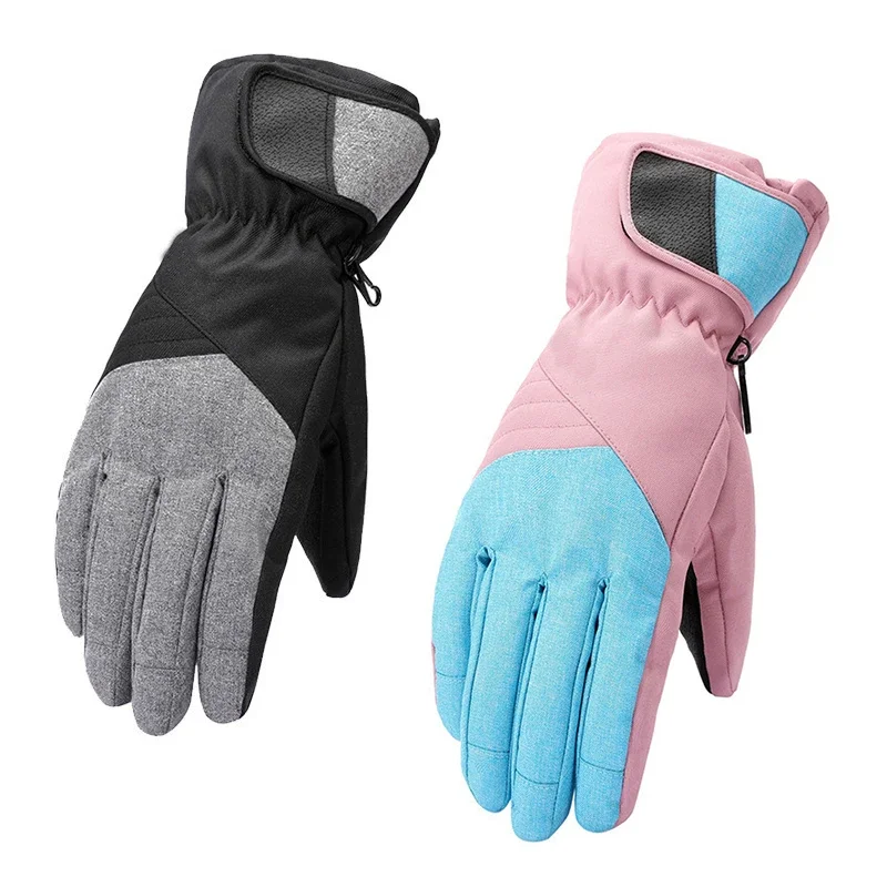 2025 Waterpoof Winter Women Snow Gloves Warm Snowboard Man Mittens Heated Female Skiing Glove Sport Outdoor Men Mountain Clothes