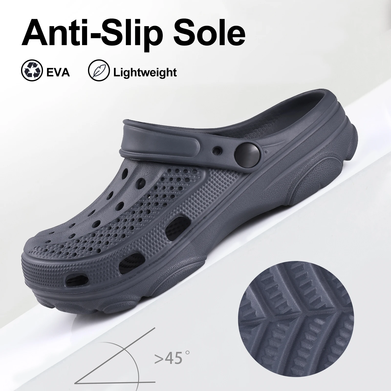 Lächeln Pop Mode Männer Clogs Hausschuhe Marke Sommer Clogs Hausschuhe Outdoor Gleitschutz Strand Hausschuhe Weichen Hause Atmungsaktive Hausschuhe – Detail 23