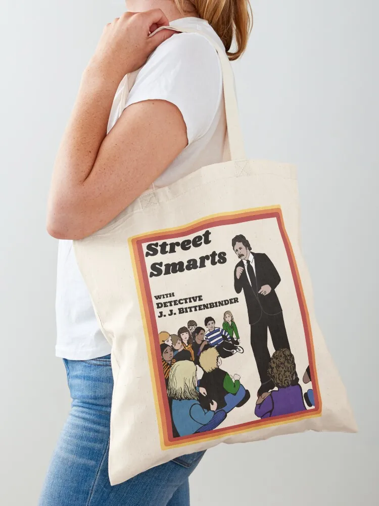Street Smarts - With Detective J. J. Bittenbinder Tote Bag canvas bags Big bag women woman shopping bag