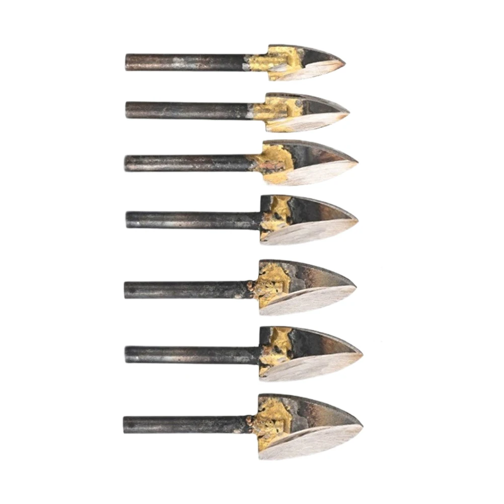 6mm Shank Cutter HSS Carving Cutter DIY Wood Projects Edge Bit For Clean Cuts Long-lasting Performance For Rotary Tools