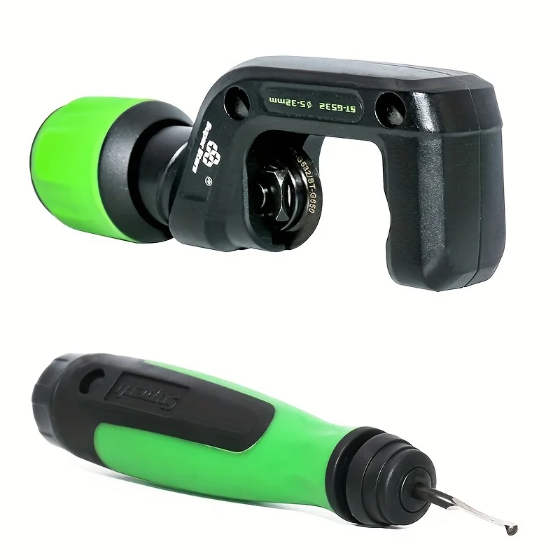 The Newest Aluminum Alloy Tube Expander Set, Metric & Inch Flaring Tool 6-19mm 1/4-3/4 Inch, Professional Pipe Reamer Kit