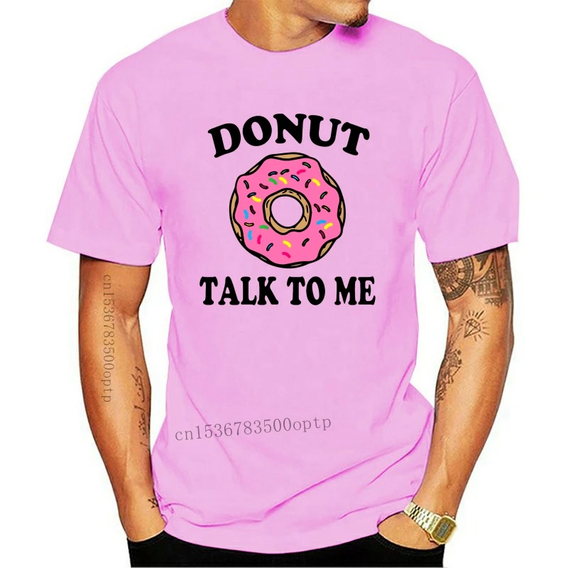 Camiseta de manga corta con estampado especial personalizado, camiseta divertida de Donut, Donut, diseñador, nueva