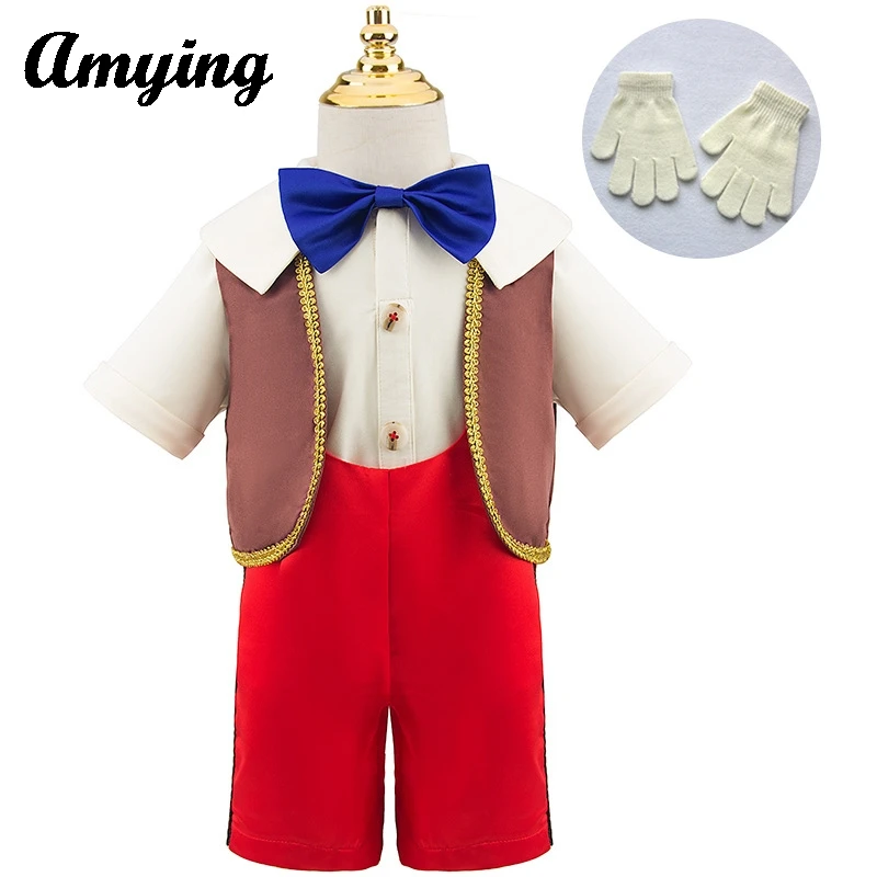 3-Piece Stage Performance Costume Set infantil, roupas de meninos, calças cinta, Top, colete, calças, roupa pequena, Cosplay, filmes Suit, novo