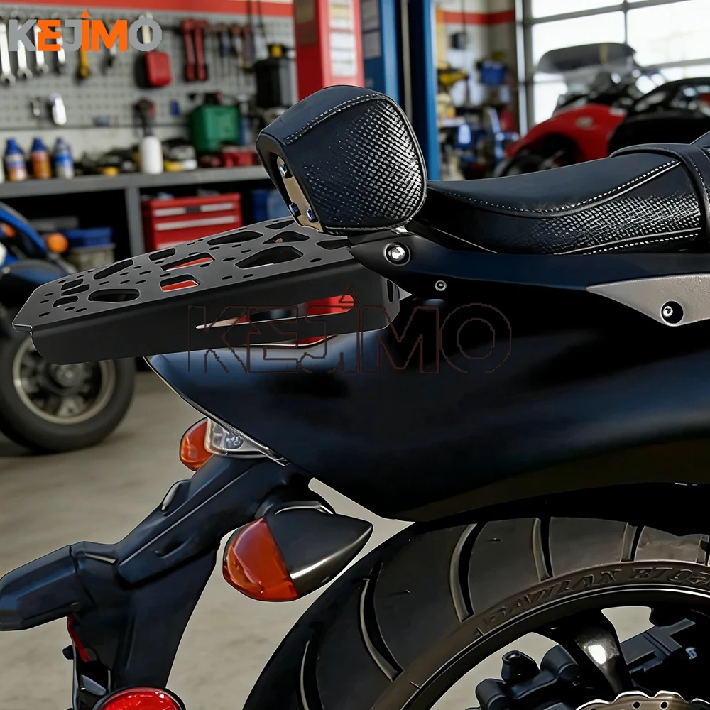 

Motorcycle Rear Luggage Rack FOR YAMAHA V-MAX1700 2009-2018 2019 2020 VMAX 1700 Case Shelf Holder Carrier Luggage Holder Bracket