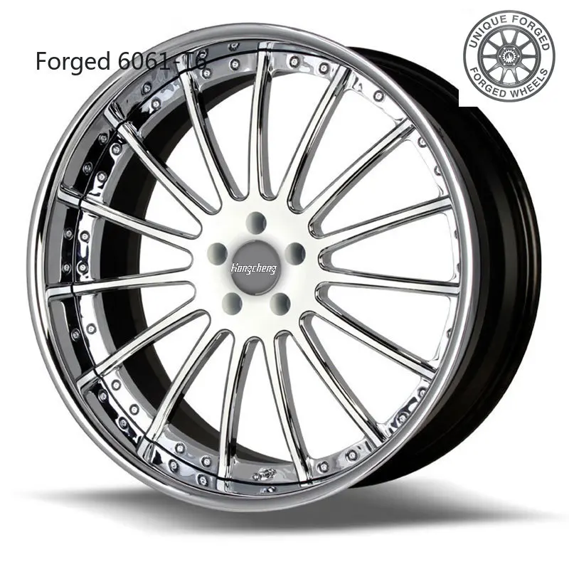 

New model of 26Hot Selling 5*120 Custom Two Piece Black Finish 18 19 20 21 22 23 24 Inch Passenger Car Alloy Wheels