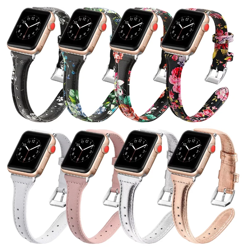 

Ремешок кожаный для Apple Watch Ultra 8 7 6 5 4 SE Band 49 мм 45 мм 41 мм 40 мм 44 мм
