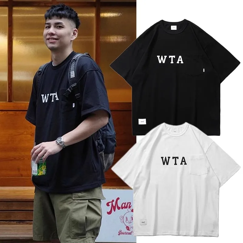 

WTAPS DESIGN Pocket Printed Short Sleeve Trendy Loose T-shirt TX34
