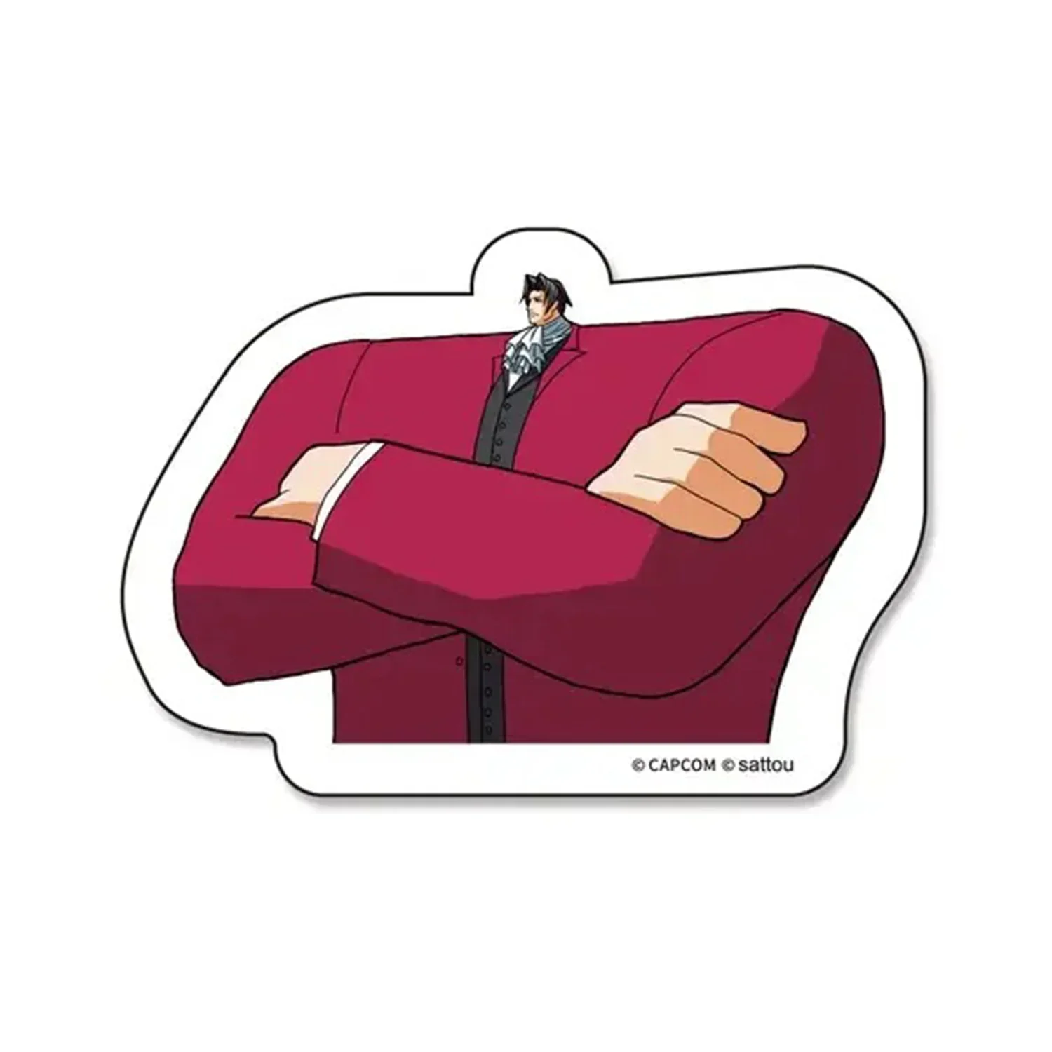 애니메이션 게임 에이스 변호사 그림 아크릴 스탠드 모델 플레이트 데스크 장식 서 로그인 데스크탑 팬 Collectible Pendant