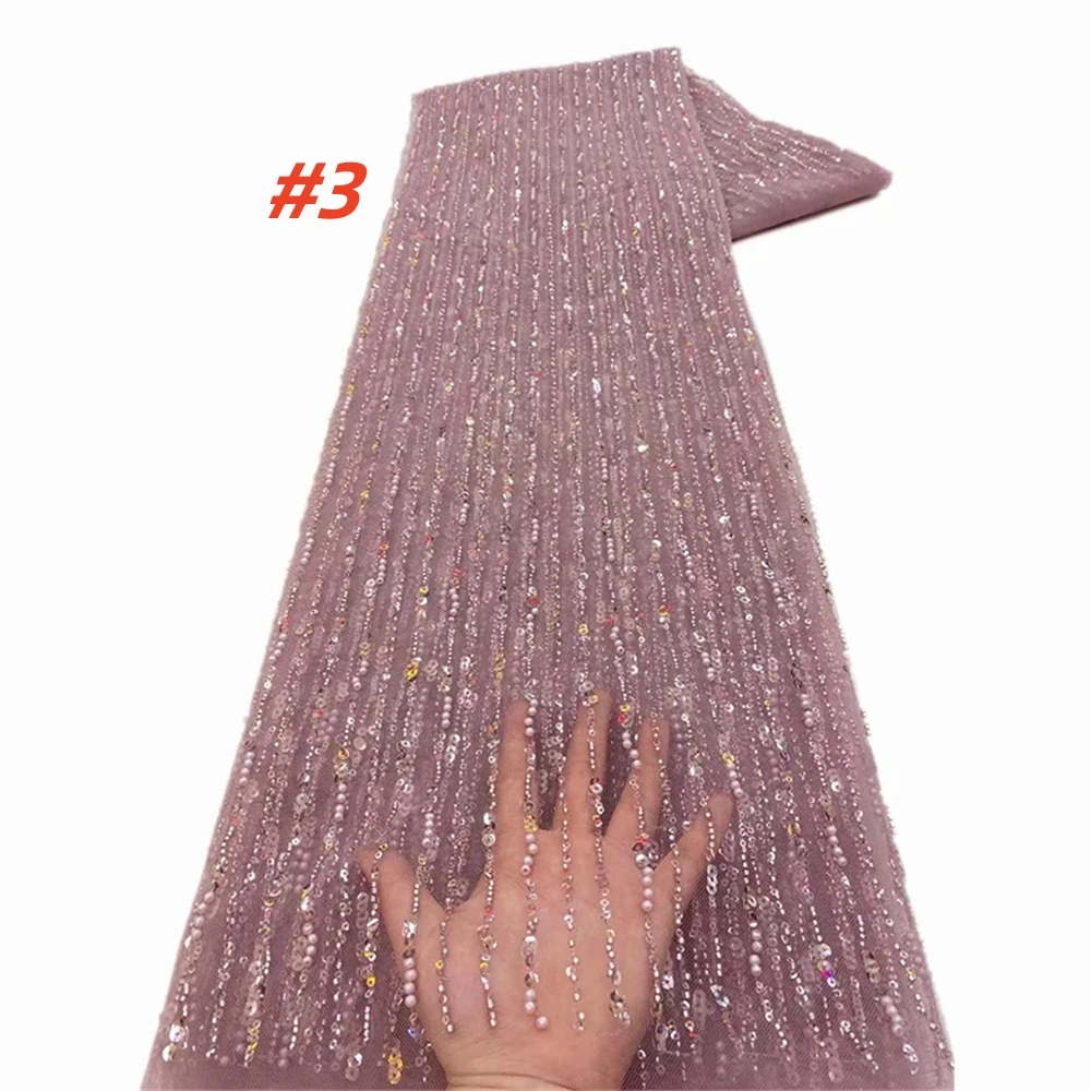 

Роскошная тюлевая кружевная ткань для жениха в африканском стиле, расшитая бисером, 2021, высокое качество, нигерийская кружевная ткань с блестками, свадебные платья для вечеринок