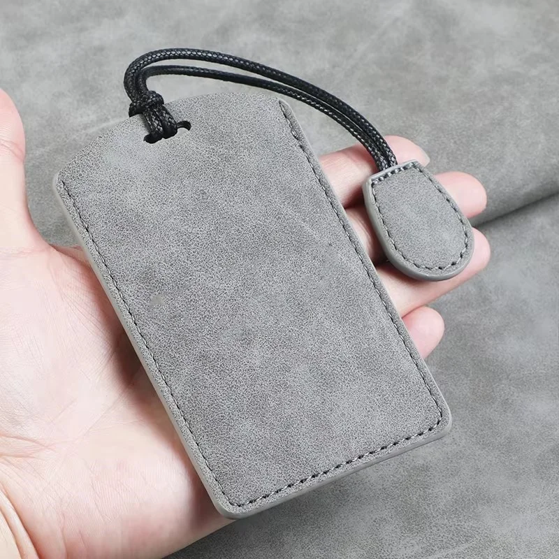 Car Remote NFC Key Case Full Cover Fob Leather Protector Shell For Genesis GV60 Card 2023 Pure Electric G80 Keychain Accessories