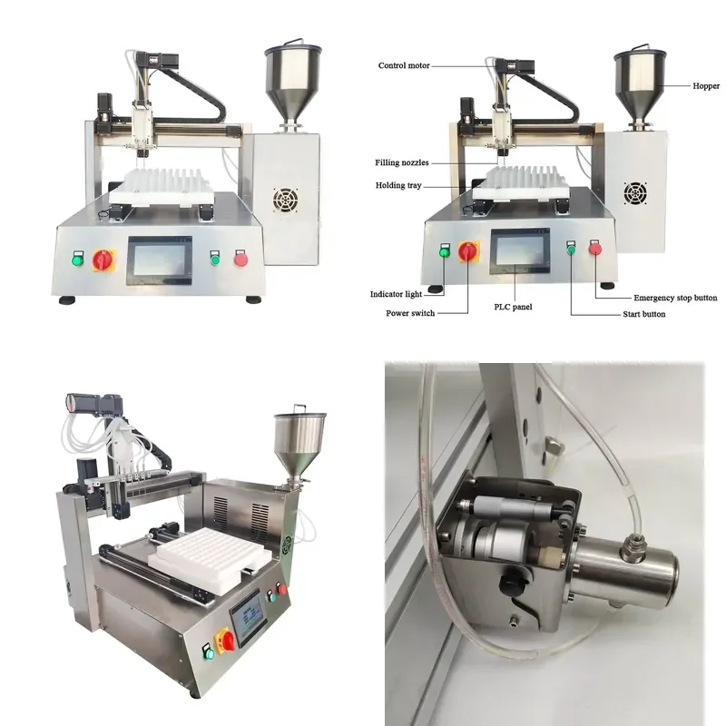 High Precision Vial Liquid Powder Quantitative Injection Dispensing Machine Bottle Tube Peristaltic Pump Essential Oil
