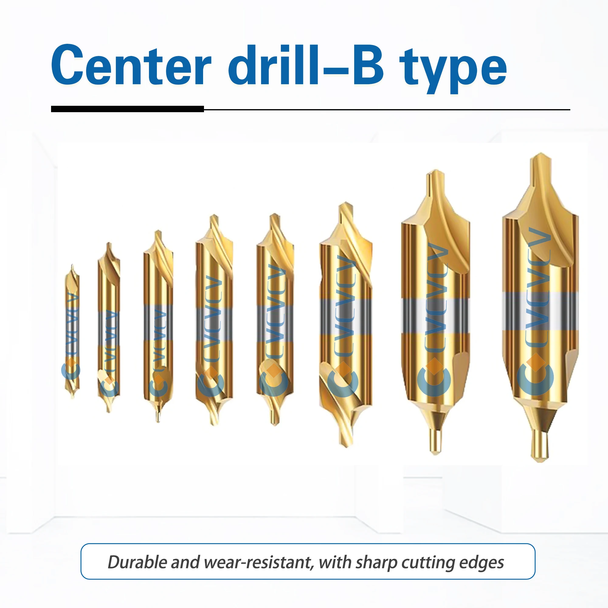 

Защитный конус B-типа, 60-градусный, кобальт, содержащий из нержавеющей стали M35, специальное позиционирующее спиральное сверло с двойной головкой, центральное сверло