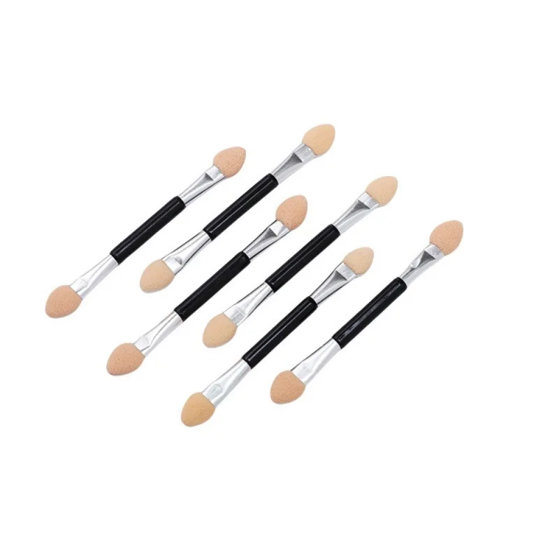 50 pçs 7.5cm pincéis de sombra ferramentas de maquiagem lábio mistura emulsão aplicadores de látex mulher elegante iniciante artista