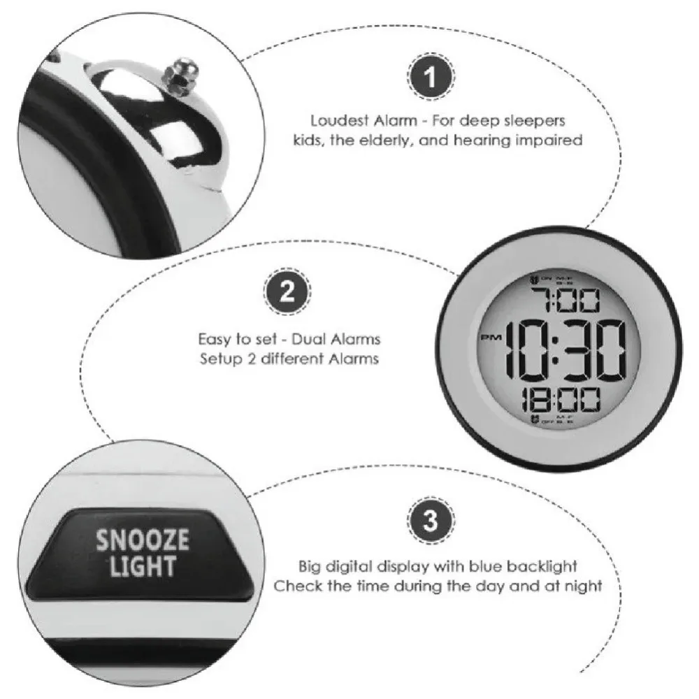 Twin Bell Digital A…