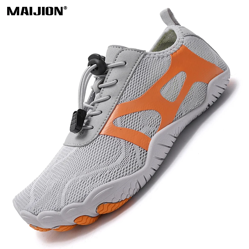 Outdoor Non-slip Wading Sneakers for Men Women Beach Walking Aqua Shoes Unisex Mesh Breathable Upstream Barefoot Water Shoes