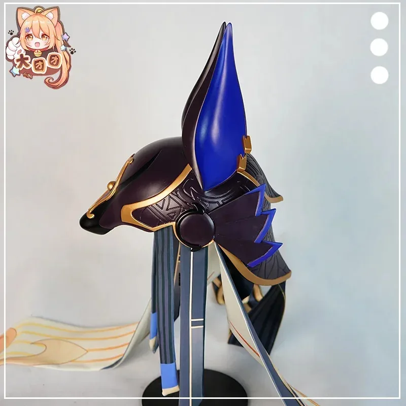 

Высокое качество Cyno Hats Реквизит для головы Игры Impact Аниме Genshin Sumeru Akademiya Sai Nuo Парики Обувь для косплея Сапоги Hallo MN9